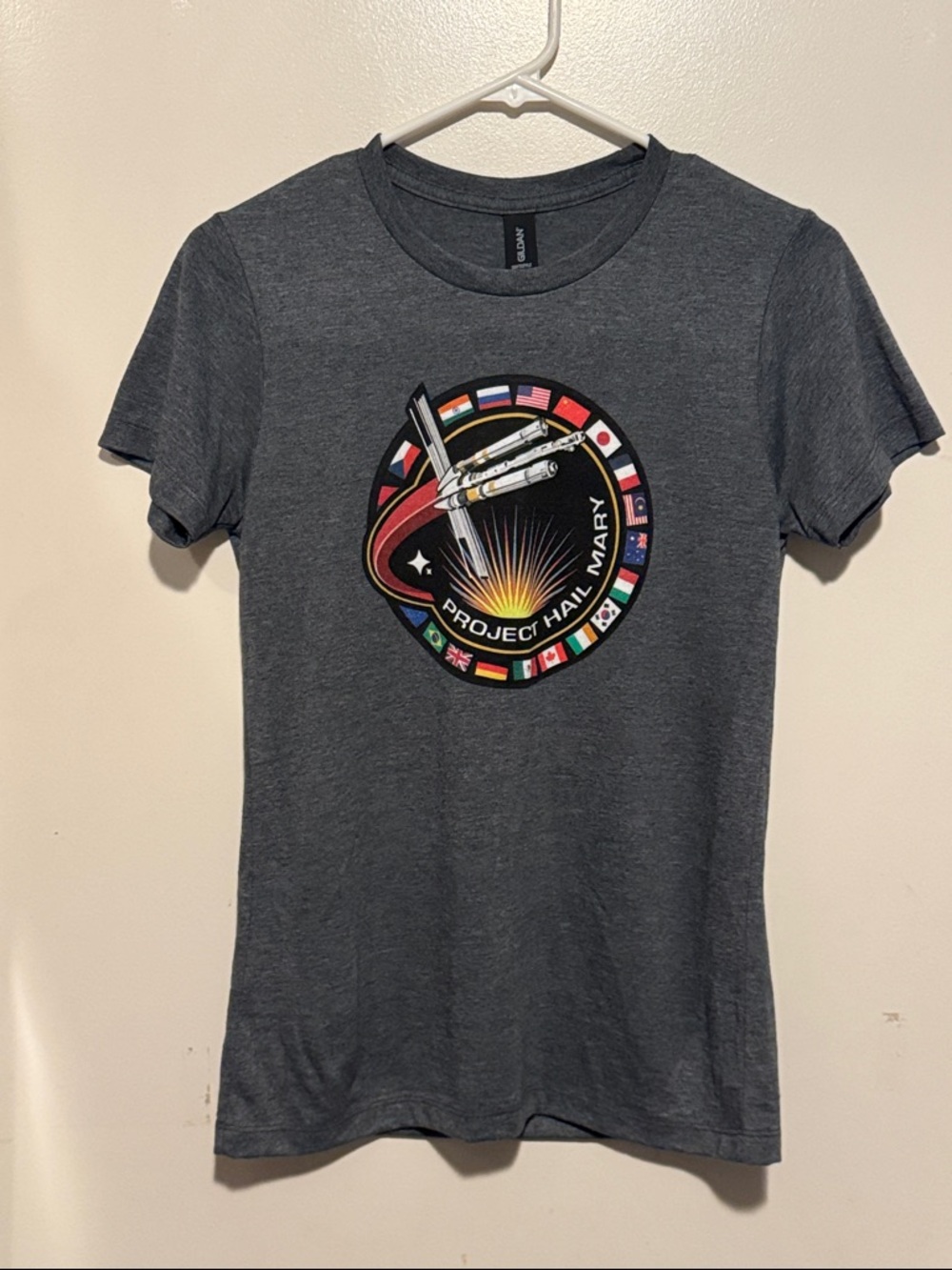 Project Hail Mary Graphic Tee - Dark Heather Gray